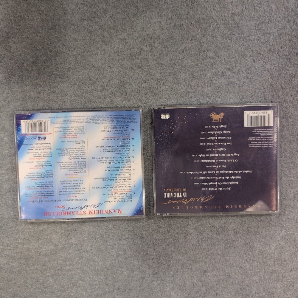 Mannheim Steamroller Christmas In‎ The Aire & Christmas Song CD Lot - Picture 2 of 2
